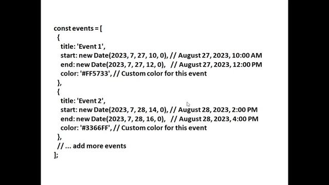 Change color of react big calendar events #event #react