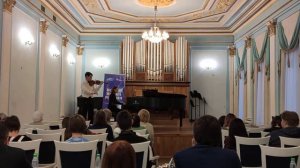 Глазунов "Размышление". Исп. Кришчян Артур, партия фортепиано Воскресенская Екатерина.