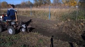 работа на моём минитракторе