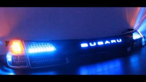 Полный тюнинг задней планки, панорамы пятой двери SUBARU BH BE вагона