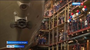 Корвет «Резкий» покинул цех Амурского судостроительного завода