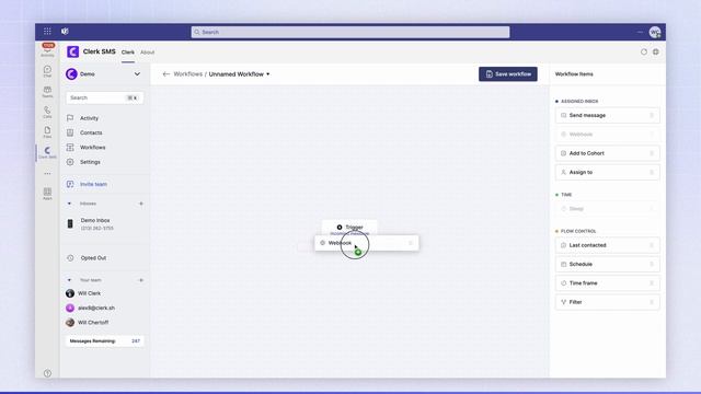 Integrate SMS & WhatsApp with Microsoft Teams Channel