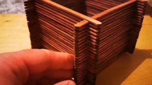 Идея из палочек для кофе