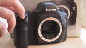 The shutter sound of the new camera Canon EOS 5D classic