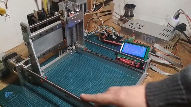 Установка и настройка парных моторов на портале. Настольный ЧПУ своими руками.