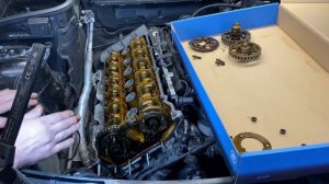 BMW M54 Маслосьёмные колпачки и гидрокомпенсаторы замена.BMW M54 Маслосьёмные колпачки и гидрокомпен