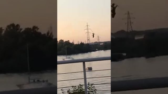 Падение вертолёта Водники Московская область