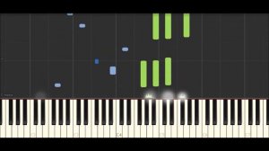 NieR Automata - Peaceful Sleep (Synthesia Piano Tutorial)