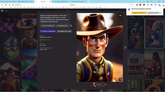 Пример работы нейросети Stable Diffusion - создание уникальных фотографий в режиме реального времен смотреть онлайн