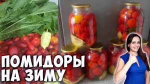 Маринованные помидоры на зиму. В этом году закрыла в 2 раза больше! Консервация