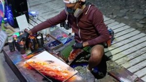 Картины красками с баллончика! за 5 минут