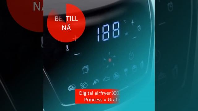 Princess Digital airfryer XXL 4,5 liter смотреть онлайн