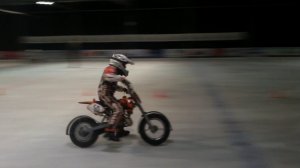 Speedway on Ice / Daniel Schröder /Training in Freital 29.11.2015