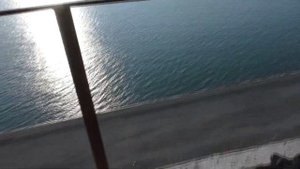 Грузия, Кобулети. Вид на Чёрное море с разрушенной гостиницы