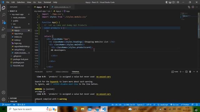 React Js Website Tutorial - Beginner React JS Project || Shopping List Website  Complete Project Ap