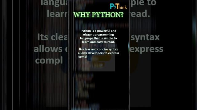 Python Introduction | Python | PyThink | @pythink1