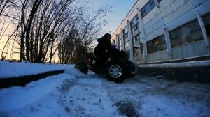 Экшн покатушки на электро квадроциклах