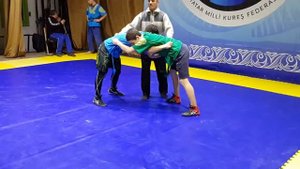 Национальная борьба "Куреш " Октябрьское 2017