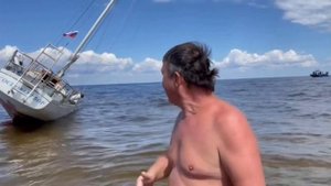 Спасение яхты _Ингрия_ III часть на острове Сескар