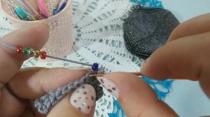 Как вязать прямое полотно. Бисером,крючком.