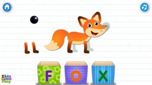 Learning English games for Kids, alphabet games for toddlers - Baby ABC in box #1 (A t o L)