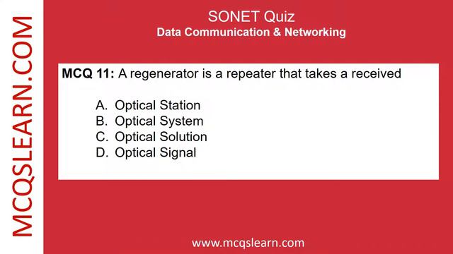 SONET Quiz Questions and Answers PDF - Computer Networks MCQs - App & eBook смотреть онлайн