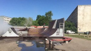 ПОЖАР В СКЕЙТ-ПАРКЕ