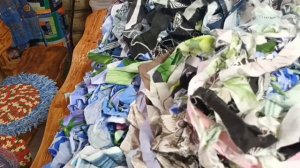 Кому мусор,а мне материал для рукоделия/Ветошь от Магнатекс от 5 до 10 см/Ого, какая куча ветоши!