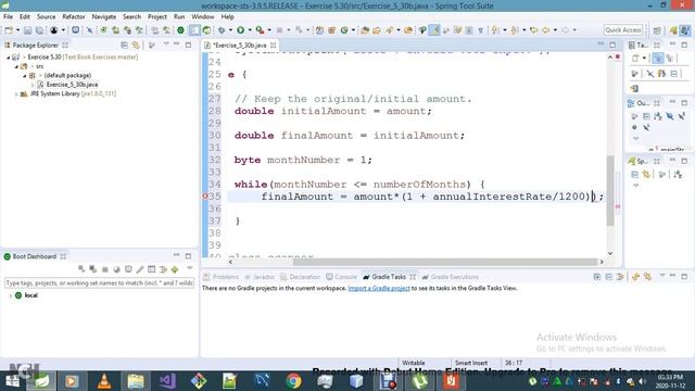 Introduction To Java Programming Exercise 5 30b смотреть онлайн