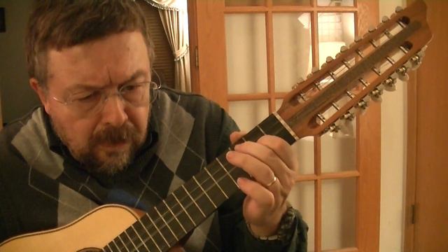 Willard Losinger Performs Gavotte in D Major by J.S. Bach on the Bandolín смотреть онлайн