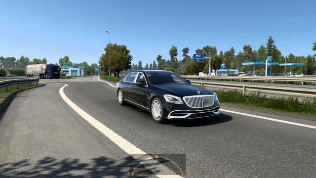 Mercedes Maybach S650 | Most Luxurious Sedan in the World | Euro Truck Simulator 2 смотреть онлайн