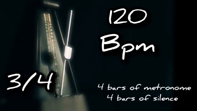 120 bpm metronome with silence 3/4 смотреть онлайн
