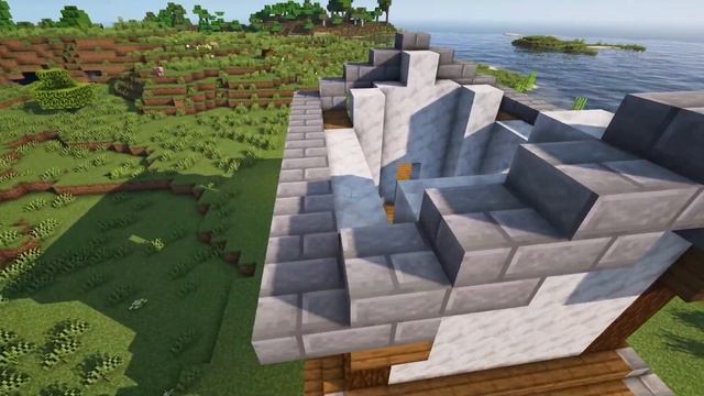 Minecraft 1.19 | How to Build a Calcite House | Minecraft House Tutorial смотреть онлайн