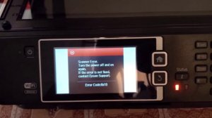 Epson WF-7610 error 0x10