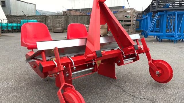 Рассадопосадочная машина D-POL (Д-Пол) 2-х рядная Беларусь смотреть онлайн