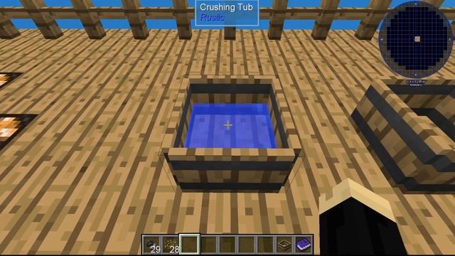 Minecraft - Sky Factory 4 - How To Use a Crushing Tub