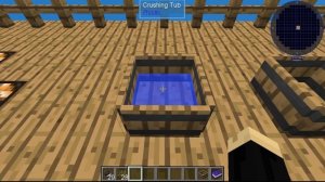 Minecraft - Sky Factory 4 - How To Use a Crushing Tub