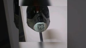 Покраска старого шлема балончиком