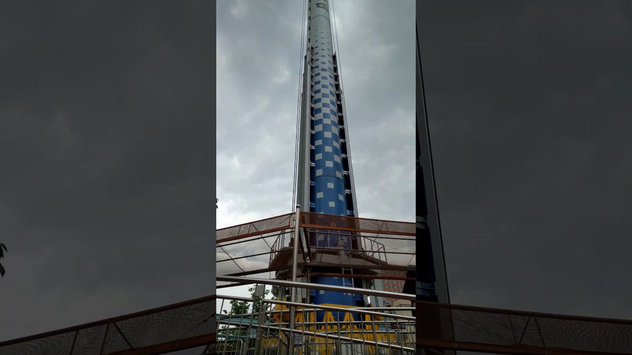 Самый экстремальный аттракцион в Lotte World Сеул.