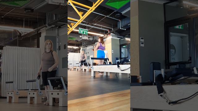 PILATES REFORMER TIME ⏳| ПИЛАТЕС РЕФОРМЕР 🔥 | פילאטיס מכשירים #shorts #video #workout #pilates #fun