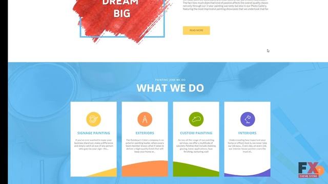 Painting Company Moto CMS HTML Template TMT | Free Template Katsuro смотреть онлайн