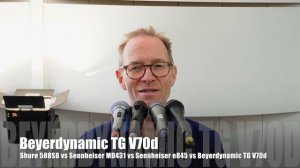 Shure 588SB vs Sennheiser MD431 vs Sennheiser e845 vs Beyerdynamic TG V70d