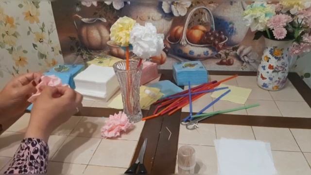 Мастер-класс: Арт-Мастерская «Хобби-БУМ» «Цветочки из бумажных салфеток» смотреть онлайн