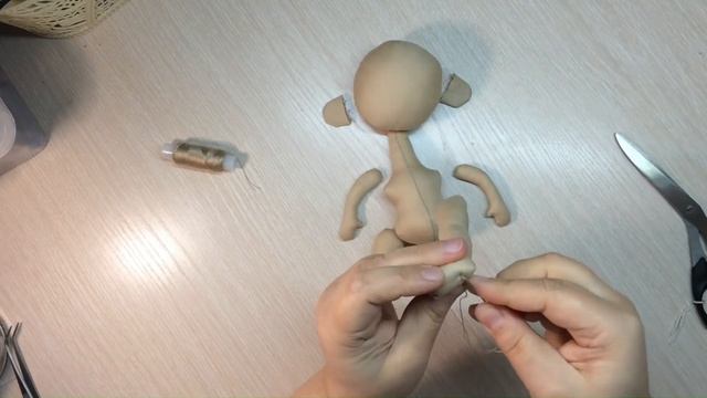 Как сшить тело текстильной куклы. смотреть онлайн