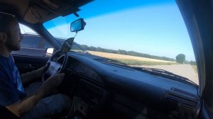 Гонка на 402 м Ауди 2 5 турбо дизель против Ауди 2 8 атмо