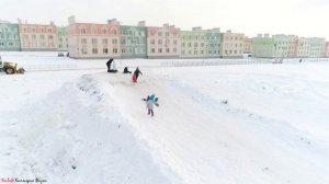 Снежная горка для детей | Кошелев парк Самара