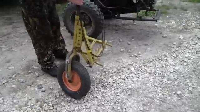 Боковой адаптер к мотоблоку, обзор