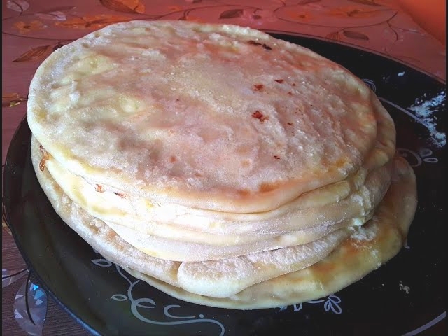 Лепешки с несладкой творожной начинкой