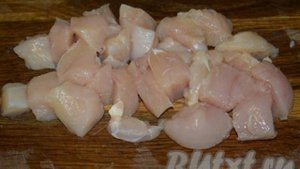 Куриное филе с болгарским перцем на сковороде