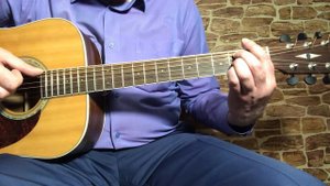 Аккорд H-9 на гитаре